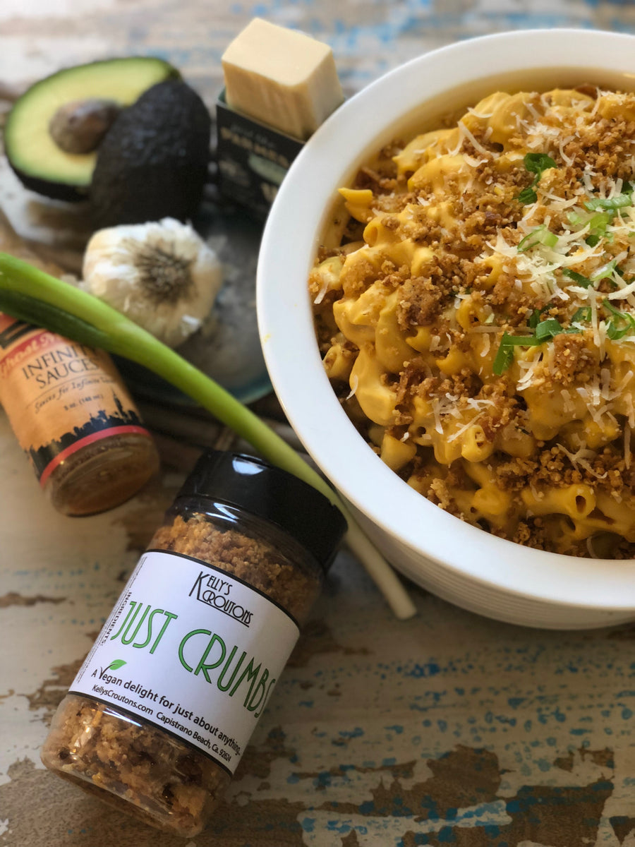 SMOKEY MAC N' CHEESE FEATURING JUST CRUMBS Kelly's Croutons